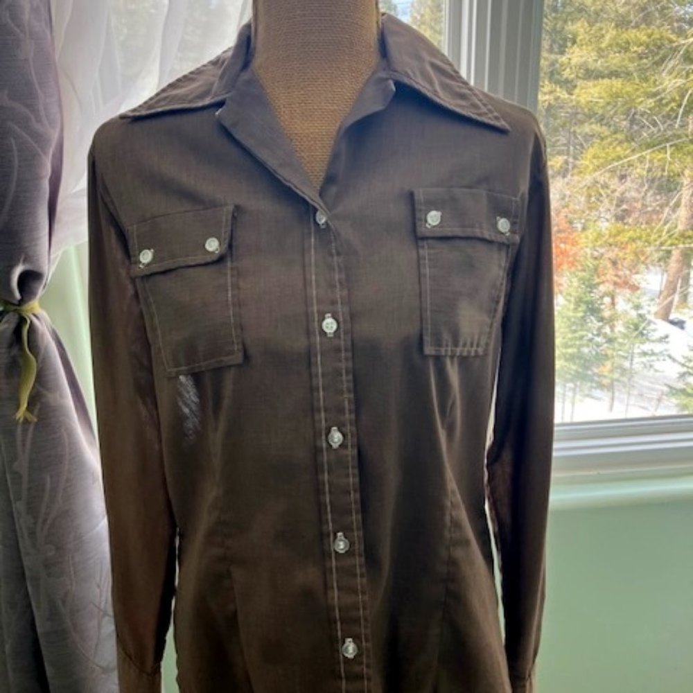Vintage Panhandle Slim Button Up Shirt